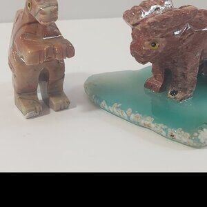 Lot of Two Hand Carved Animals